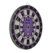 Purple Personalized Dart Board – Add Your Face ダーツボード (正面左)