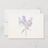 Purple Peruvian Lily 出欠カード (裏面)