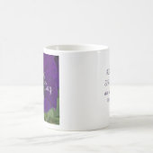 Purple Petunia Photo Best Mom Ever Mother's Day コーヒーマグカップ (中央)