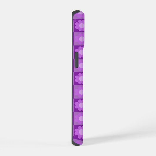Purple phone case iPhone 15ケース (右側面)