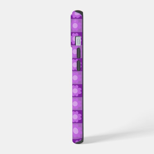 Purple phone case iPhone 15ケース (左側面)