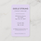 Purple Photo Professional 名刺 (裏面)