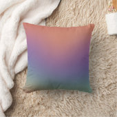 Purple Pink Aura Gradient Pillow クッション (ブランケット)