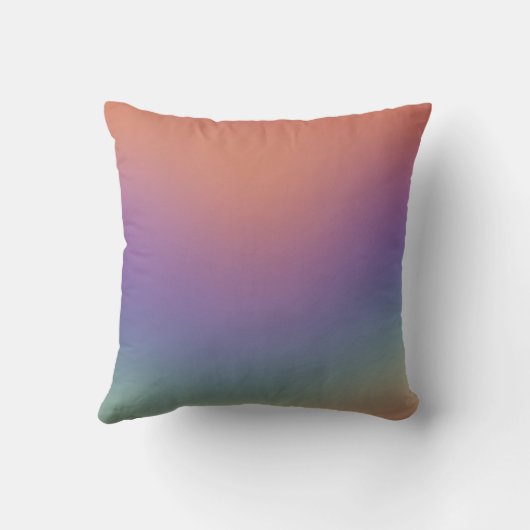 Purple Pink Aura Gradient Pillow クッション (裏面)