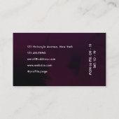 Purple pink black hair 名刺 (裏面)