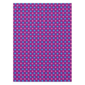 Purple Pink Blue Polka Dot Pattern テーブルクロス (正面)