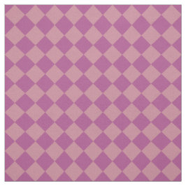 Purple Pink Checker Diamond Pattern ファブリック