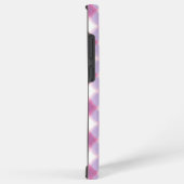 Purple Pink Geometric Check Pattern Phone Case Samsung Galaxyケース (右側面)