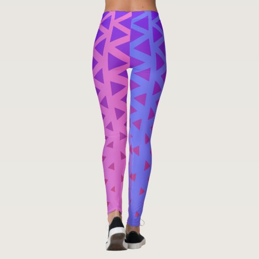 Purple Pink Gradient Yoga Pant レギンス (裏面)