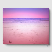 Purple Pink Ocean Sunset for Memorial Service ゲストブック (裏面)