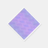 Purple Pink Wavy Lines Pattern スタンダードカクテルナプキン (角)