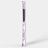 Purple Pinwheels Samsung Galaxyケース (右側面)
