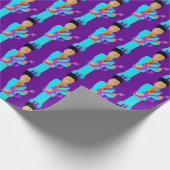 Purple Pixie – Funk Legend Pattern Wrapping Paper ラッピングペーパー (角)