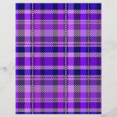 Purple Plaid Bulk Scrapbook Paper Pages チラシ (裏面)