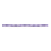 Purple Plaid Checker Seamless Pattern グログランリボン (正面)