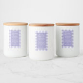 Purple Plaid Stovetop Potpourri Simmer Pot Label フードラベル (ボトル)