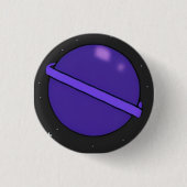 Purple Planet Badge 缶バッジ (正面)