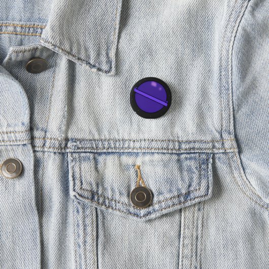 Purple Planet Badge 缶バッジ (インサイチュ)