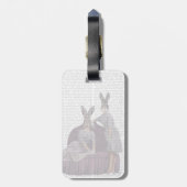 Purple.pngのウサギ ラゲッジタグ (裏面縦)