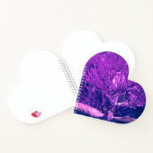 Purple Pohutukawa Heart ノートブック (内部)