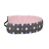 Purple Polka Dot Non-Slip Headband アスレチックヘッドバンド (左)