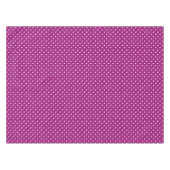 Purple Polka Dot Pattern テーブルクロス (正面(横))
