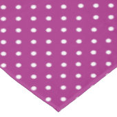 Purple Polka Dot Pattern テーブルクロス (アングル)