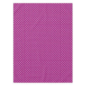 Purple Polka Dot Pattern テーブルクロス (正面)