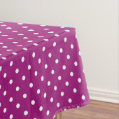 Purple Polka Dot Pattern テーブルクロス (インサイチュ)