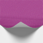 Purple Polka Dot Pattern ラッピングペーパー (角)