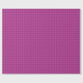 Purple Polka Dot Pattern ラッピングペーパー (フラット)