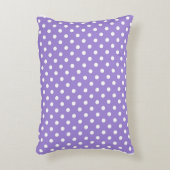 Purple Polkadot,Modern,Throw Pillow アクセントクッション (正面(垂直))