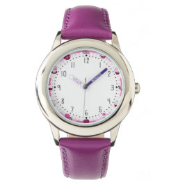 Purple Pop: Kids Watch with Purple Bracelet 腕時計