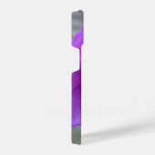 Purple poppy phone cover iPhoneケース (右側面)