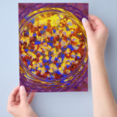 Purple Potpourri Bulk Scrapbook Paper Pages チラシ (手)