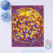 Purple Potpourri Bulk Scrapbook Paper Pages チラシ (シングル)