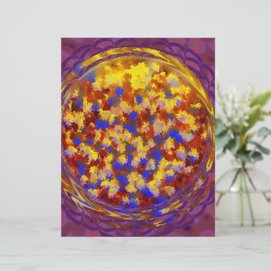 Purple Potpourri Scrapbook Paper 2-Sided Page (スタンド正面)