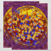 Purple Potpourri Scrapbook Paper 2-Sided Page (正面/裏面)