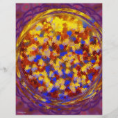 Purple Potpourri Scrapbook Paper 2-Sided Page (裏面)