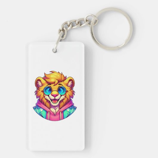 Purple Pounce キーホルダー (裏面)