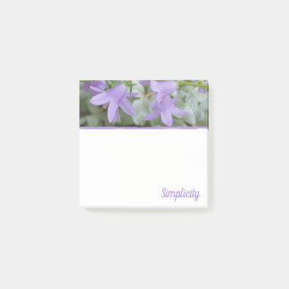 Purple Prairie Floral Post-It Notes ポストイット