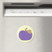 Purple Pumpkin Gold Leaf Magnets マグネット (インサイチュ (食洗機))