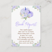 Purple Pumpkinsフローラブックリクエスト エンクロージャーカード (正面)