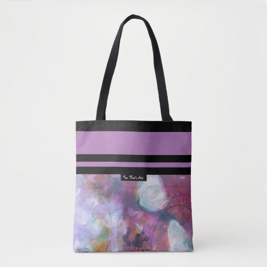 Purple&Rain トートバッグ (正面)
