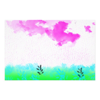 PURPLE RAIN フォトプリント           