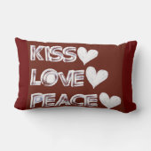 Purple rectangular cushion / Coussin rectangle ランバークッション (裏面)