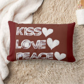 Purple rectangular cushion / Coussin rectangle ランバークッション (ブランケット)