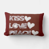 Purple rectangular cushion / Coussin rectangle ランバークッション (正面)