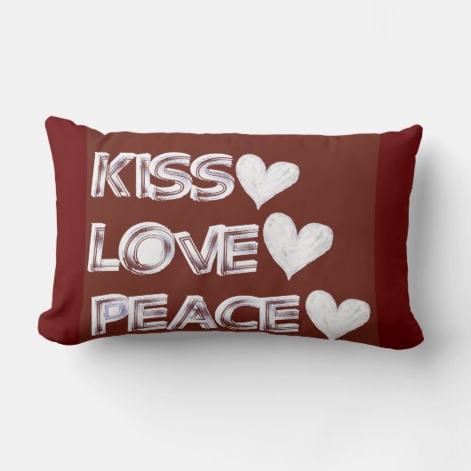 Purple rectangular cushion / Coussin rectangle ランバークッション (正面)