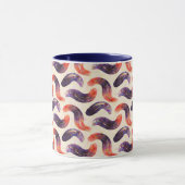  purple, red, orange, and gold. マグカップ (中央)